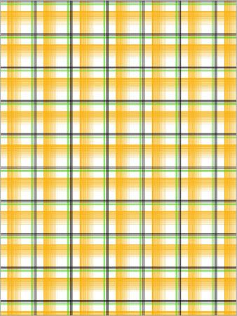 Light Yellow Check Fabric