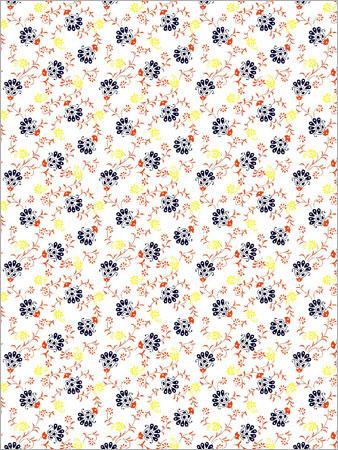 Loom Line Calico Pattern Print Fabric