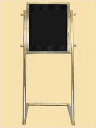 Slanted Goldsign Brass stand with board