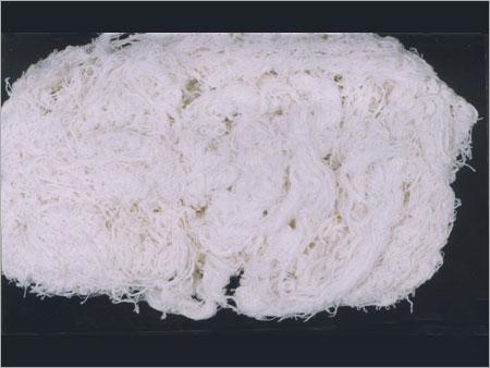 Hard waste yarn