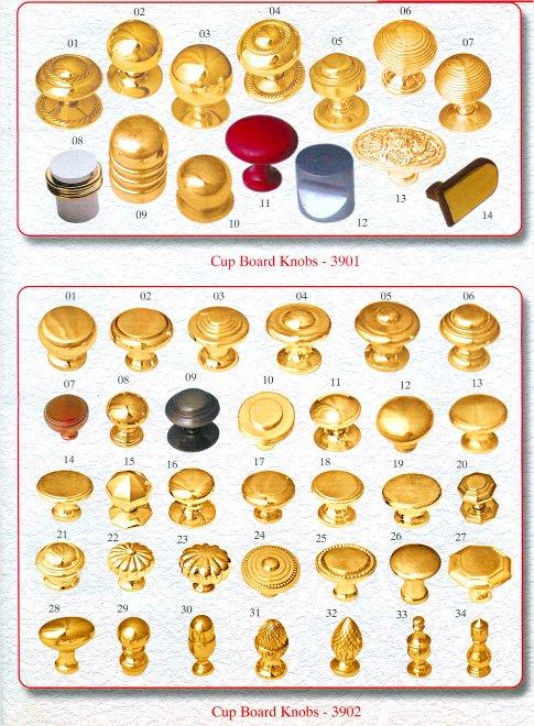 Brass - Cupboard Knobs