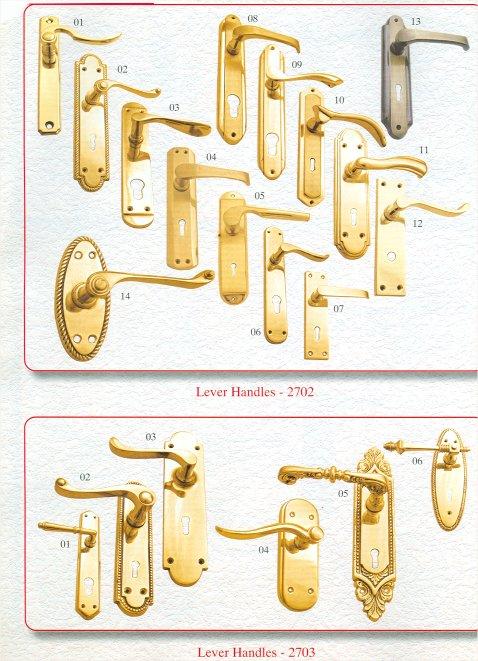 Lever Handles - Brass 75-150mm, Polished Finish | Easy Grip, Durable Design, Smooth Operation