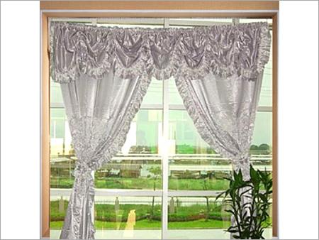 Satin Embroidered Curtain