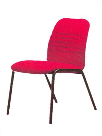 Armless Fabric Stack Chair
