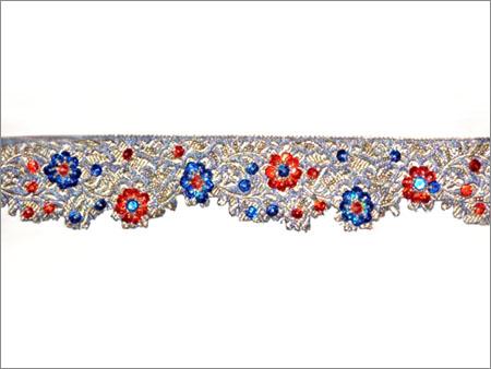 Ribbons & Laces - Polyester 50m x 10cm, Multicolor | Elegant Design, Durable, Floral Pattern