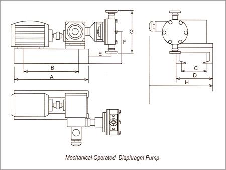 Mechanical Operated Diaphragm Pump