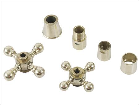 Brass CROSS HANDLE & HEX NUTS WITH CAP FOR SANITARY FITTINGS
