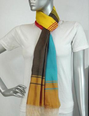 Multi Coloured Silk Scarve