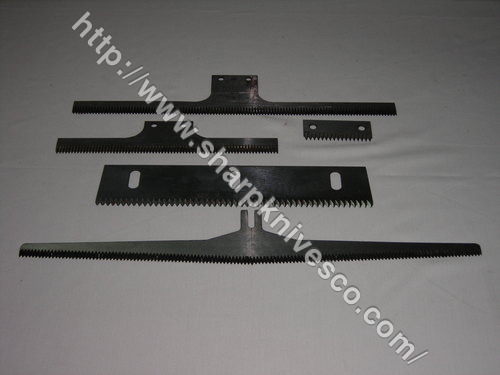Packaging Industry Zigzag Blades