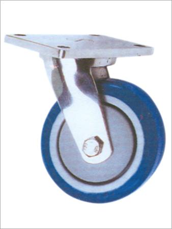 Polyurethane wheel on Stainless Steel castor