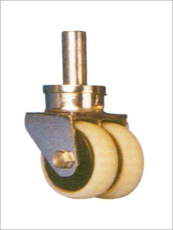 Heavy duty twin wheel cage castors