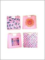 Jute Bags - Variable Dimensions, Pink, Fabric Handles | Durable, Eco-Friendly, Reusable, Stylish, Customizable, Lightweight, Versatile