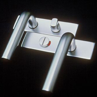 Aluminium Concealed Bathroom Lever Handle - Aluminum, 150x50 mm, Anodized Finish | Elegant Design, Durable, Easy Installation, Smooth Operation