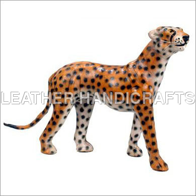 Leather Stuffed Cheetah