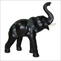 Stuffed Leather Indian Elephant