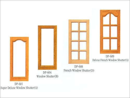 Solid Wood Glass/Wiremesh Window Shutters
