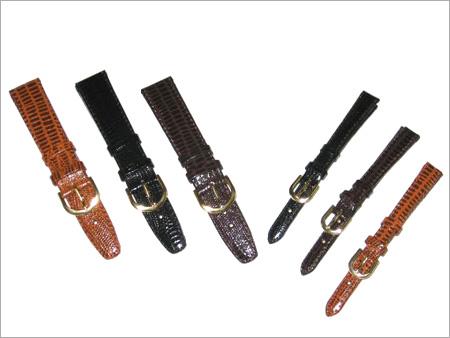 Leather Watch Straps - Lizard Print