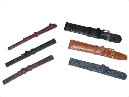 Leather Watch Straps - Jeans Print