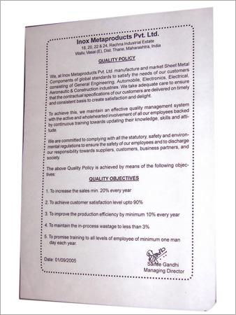 Sheet Metal Components