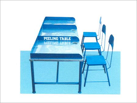 Peeling Table with Aluminium / G.I./S.S. Top