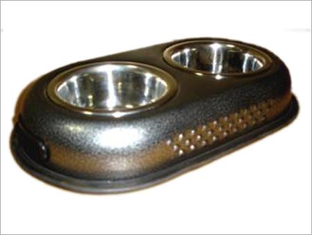 Stainless Steel Anti Skid Twin Oval Dishes