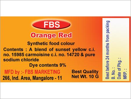 S Orange Red