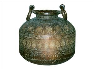 Brass Carving Pot