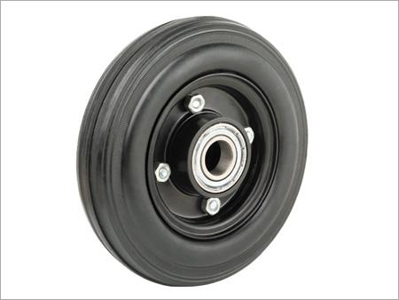 Rubber Wheel with M.S. Disc