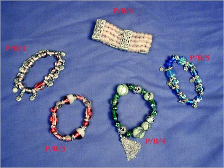 Glass Beaded / Metal Bracelets-Fashion-jewelry