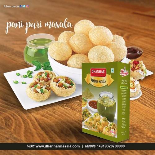 Powder Pani Puri Masala Manufacturer Gujarat India