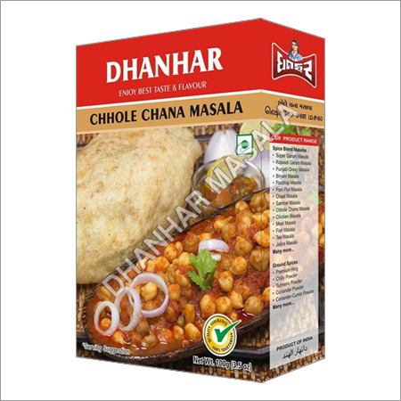Dhanhar Chhole Chana Masala Powder for Rich Aroma and Flavor, 100 Grams | No Artificial Colour Added
