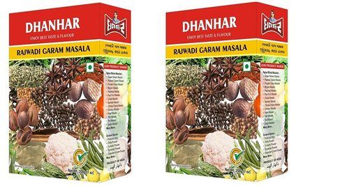 Dhanhar Rajwadi Garam Masala Powder for Healthy and Flavourful Cooking, 400 Grams (200G x 2 Pack)