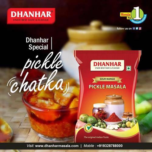Dhanhar Sour Mango Aachar (Pickle) Masala | Made with Hand Picked Ingredients, 500 Grams