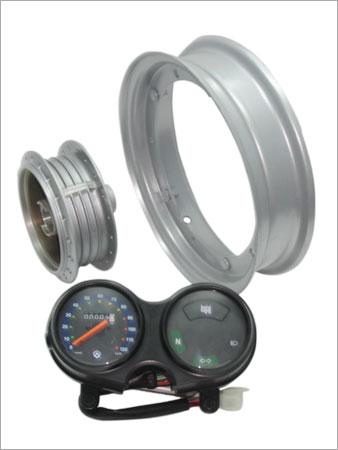 Speedometer, Wheel Rim & Rear Hub