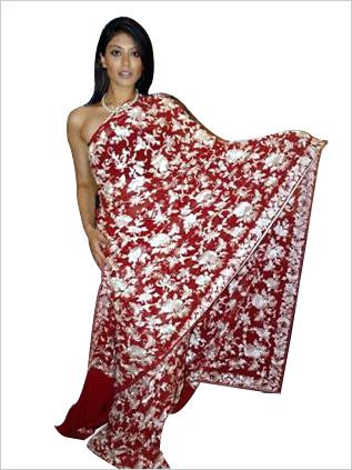 Hand Embroidered Saree