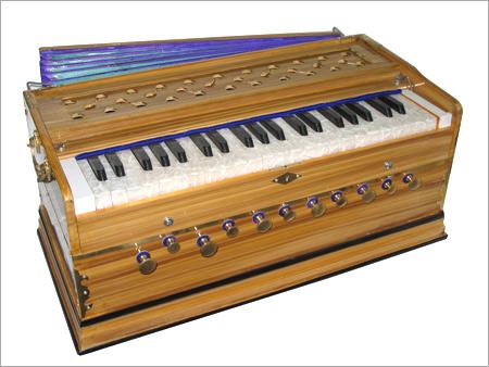 Harmonium - Teak Wood Construction, 42 Keys, 11 Stops, 5 Drones, Coupler Function | Premium Brass Fittings, Fine Quality Reads, Comfortable 7 Folds