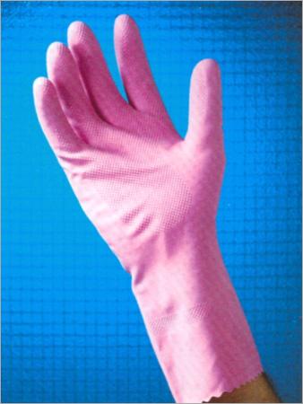 Latex Flocklined Gloves