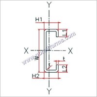 C Purlin - 3-8 Mm | Durable Stainless Steel, Industrial Use, Corrosion Resistant, High Dimension Accuracy