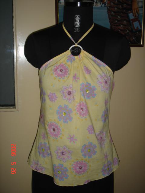 BTS-22 Tie Halter Cami