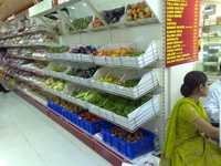 Fruit Rack - Heavy Duty Double Sided 3/4 Layered Design | Long Lasting Powder Coated Finish, Customizable Sizes