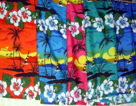 Micro polyester printed beach scarf