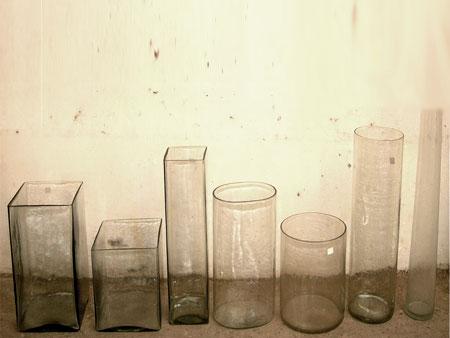 Glass Candle Holder