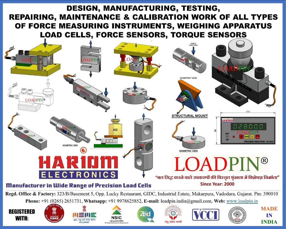 Ring Type Double Ended Shear Beam Load Cell