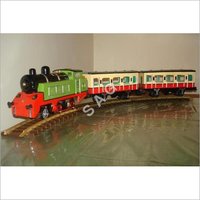 Toy Train Set - Metal, 12v Power Supply | Light Weight, User-friendly, Vibrant Colors, Remote Control With Real Train Sounds