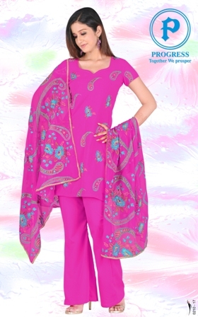 Ladies Embroidered SKD