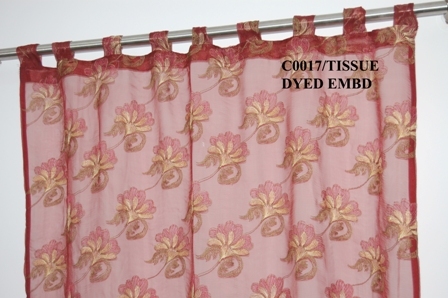 Fancy Embroidered Curtains
