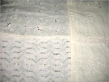100% Cotton Eyelet Embroidery Fabric