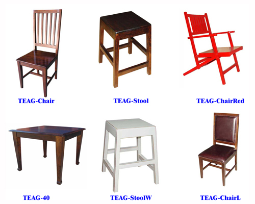 AGRA Collection( Wooden Chairs/Stools)