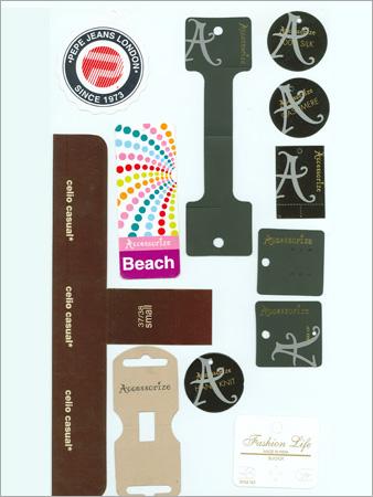 Tags and Printed labels