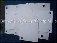 Cellulose Filter Pads - Cellulose Material, Various Sizes, White Color | Chemical Resistance, High Temperature Resistance, Smooth Finish